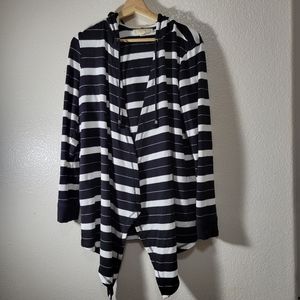 Michael Kors Open front Cardigan With Hoodie